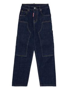 DSQUARED2 KIDS широкие джинсы, синий
