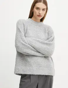 Гранатовый свитер из смесовой шерсти 2NDDAY, серый