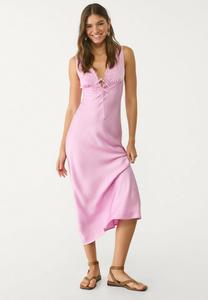 Платье Stradivarius MIDI, Light Pink