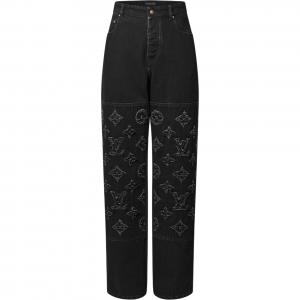 Черные джинсы мужские LOUIS VUITTON, черный
