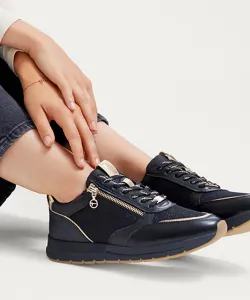 Кроссовки с боковой молнией