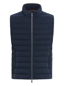 Стеганый жилет на молнии спереди Moorer, синий