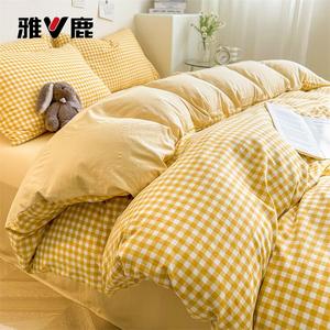 Yalu Комплект постельного белья 3 предмета + хлопковое одеяло 1,5 м / 2,5 кг + 1 подушка