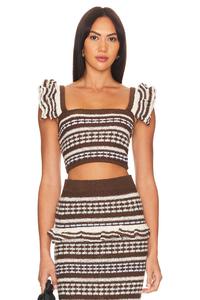 Кейли топ Tularosa, коричневый