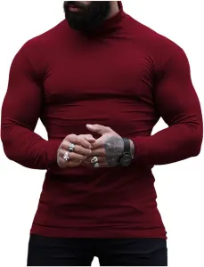 Мужской кашемировый свитер водолазка с длинным рукавом