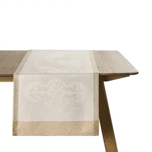 Льняная дорожка Évasion Céleste Le Jacquard Français, бежевый