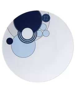Фрэнк Ллойд Райт, имперский кабаре, синяя тарелка-купе Noritake, blue
