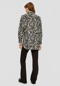 Блузка на пуговицах AUS REINER s.Oliver, черный