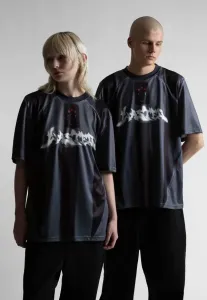 Футболка унисекс с принтом spray football Wasted Paris, Black/Stone Grey