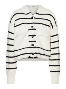 More & More Уютный кардиган с капюшоном, цвет кремовый/черный