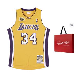 Майка Mitchell & Ness 'LA Lakers 00 Shaquille O'Neal' Authentic Mitchell Ness, желтый