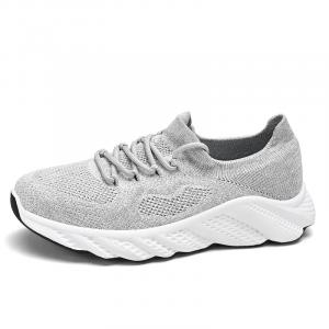 Мужские повседневные туфли с низким верхом, амортизирующие, износостойкие, дышащие, легкие SHOUBA, Gray