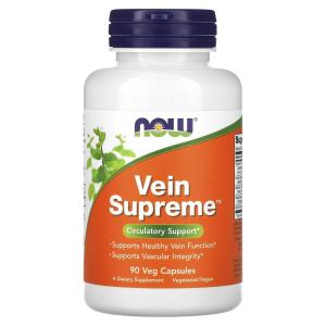 Now Foods Vein Supreme 90 растительных капсул