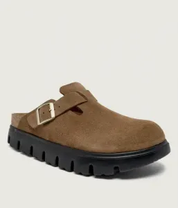 Бостон Пап Массивные мюли сандалии narrow fit Birkenstock, коричневый