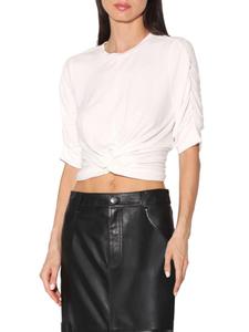 Укороченный топ Holly Ruched Walter Baker, белый