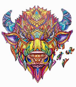 Деревянный пазл Сказка Зубр Brushme