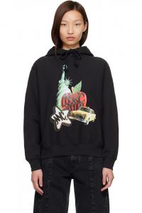 Marc Jacobs Эксклюзивная черная толстовка Ssense с надписью «Нью-Йорк»