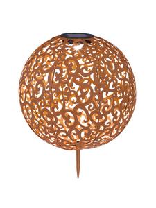 Globo lighting Солнечный светильник "SOLAR LIGHT METAL RUST COLOR, 1XLED" коричневого цвета