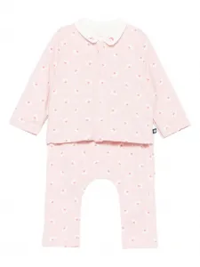 Спортивный костюм с цветочным принтом Petit Bateau, розовый