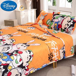 Disney Комплект постельного белья 4 предмета, простыня 180x200 см, пододеяльник 200x230 см, цвет Happy every day