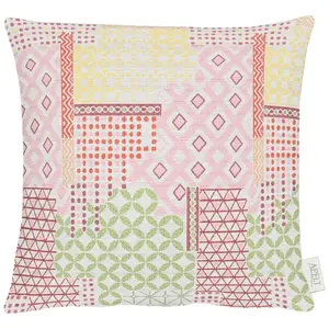 Декоративная подушка 5315 Чехол для подушки без наполнителя, 1 штука Apelt, Gelb/bunt + gemustert
