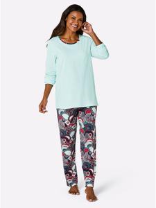 Comtessa Пижама с нежным мятно-синим принтом