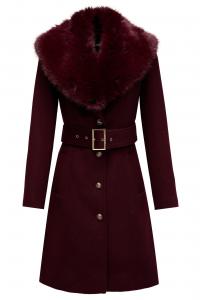 Salsa Jeans Зимнее пальто в темно-красном цвете