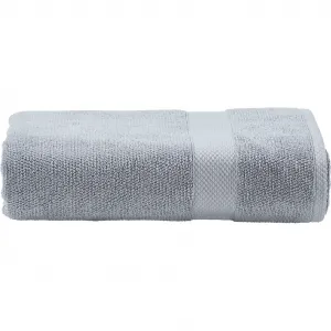 Полотенца для ванной Deluxe 1 шт., однотонные цвета, гостиничное качество из высококачественного махрового полотна Done., серебристый