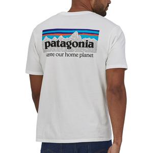 Мужская футболка P-6 Mission Organic Patagonia, White