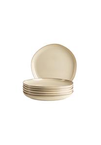 Набор керамических тарелок MäSer Cordelia, песочный