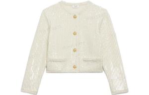 CELINE Кардиган из альпаки, Ecru