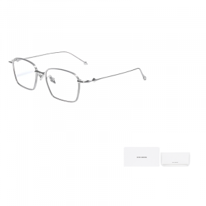 Аба 02 квадратная оправа очки GENTLE MONSTER, серебряный