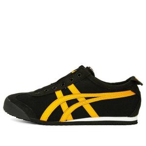 Кроссовки Onitsuka Tiger MEXICO 66 Slip-on Shoes 'Black Tiger Yellow', черный