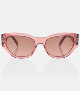 Солнцезащитные очки «кошачий глаз» Celine, розовый