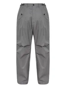 Брюки из хлопка с поясом Dsquared2, серый