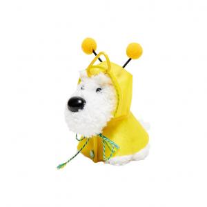 Нишевый брелок для ключей в виде дождевика медведя плюшевая кукла подвеска высота 12см X3COMMUNE