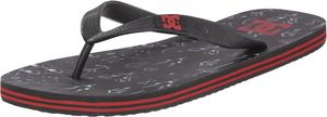 Мужские шлепанцы DC Graffik Spray Dc Shoes, белый/черный/красный