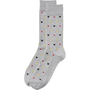 Мужские носки до середины икры 1 упаковка UNIQLO, серый