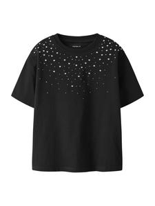 NAME IT Футболка 'NKFBEA' в черном цвете