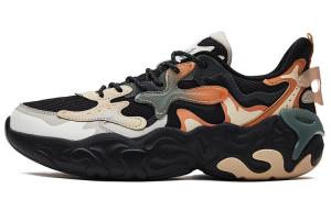 Кроссовки Lifestyle для мужчин с низким верхом Positive Black/caramel Yellow-коричневый Erke