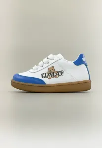 Детские туфли унисекс Moschino, White/Cobalt/Black