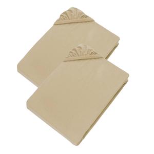 Простыня на резинке Esprit, 100x200 см, бежевый