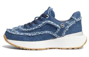 Женские кеды Ari Low Top Casual джинсового синего цвета MICHAEL KORS