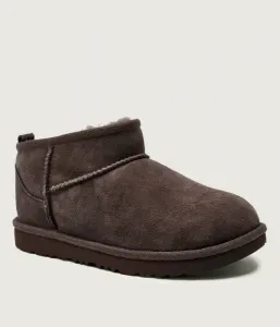 Детские классические ультраминиатюрные зимние ботинки Ugg, коричневый