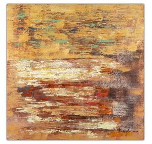 Акриловая картина ручной работы KUNSTLOFT Ein Leben zu zweit, коричневый