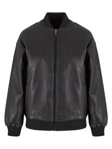 Кожаная куртка Urban Classics Lederjacken, черный