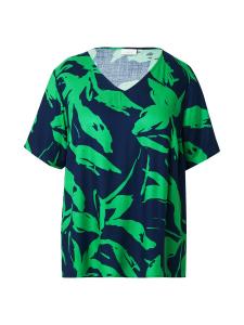 Блуза ONLY Carmakoma CARFlorra, синий