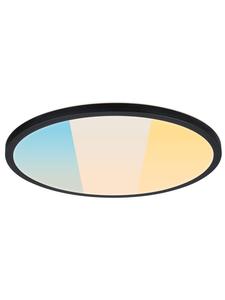 Paulmann Светодиодная панель Atria Shine IP44, круглая, 398 мм, 20,8 Вт, 2800 лм, белая, с выключателем, черная