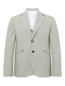 Пиджак с карманами на молнии JW ANDERSON, серый