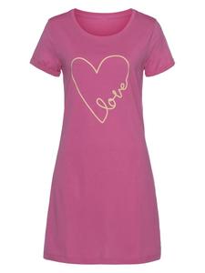 Большая рубашка в розовом цвете VIVANCE DREAMS